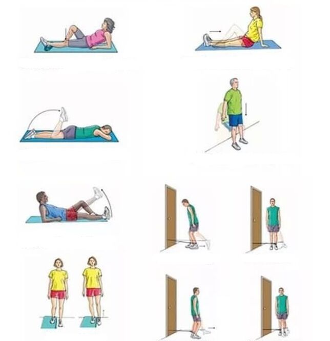 физиотерапевтски вежби за артроза на колената