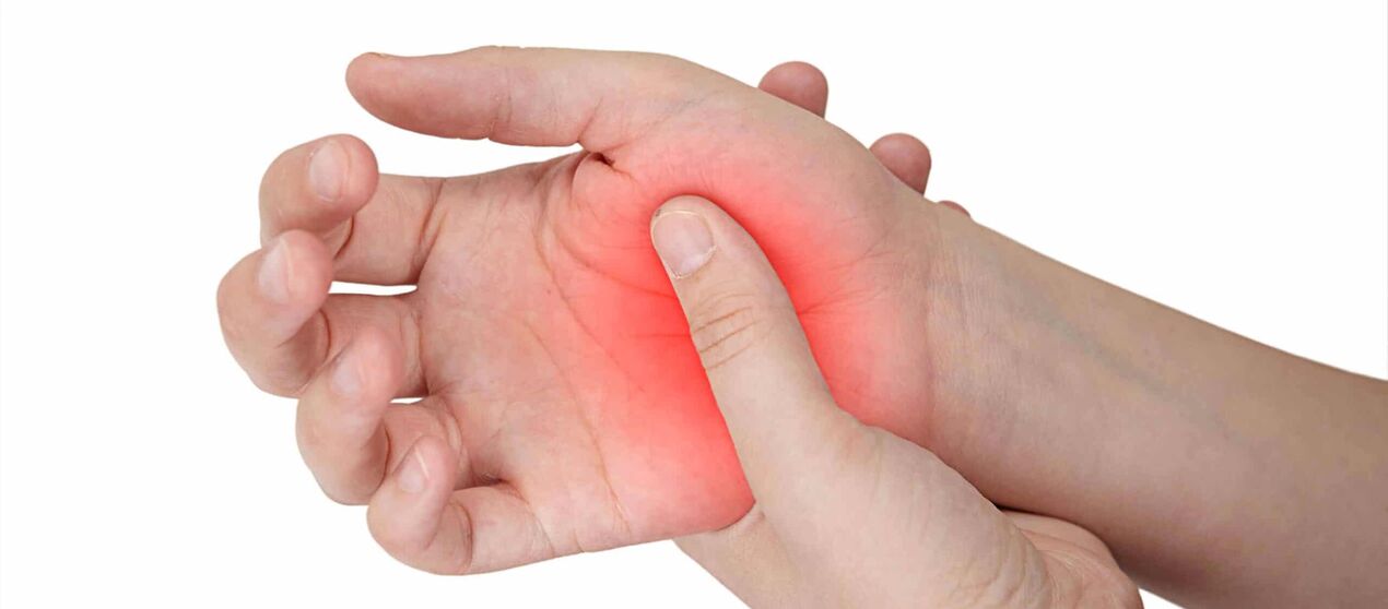 Болка и црвенило во зглобната област кои го придружуваат развојот на артрозата